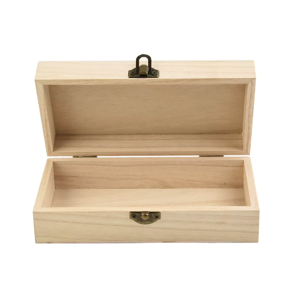 LEENKEA Holz Aufbewahrungsbox Retro Design in Braun B: 20 cm, T: 10 cm, H: 6 cm - Bild 4