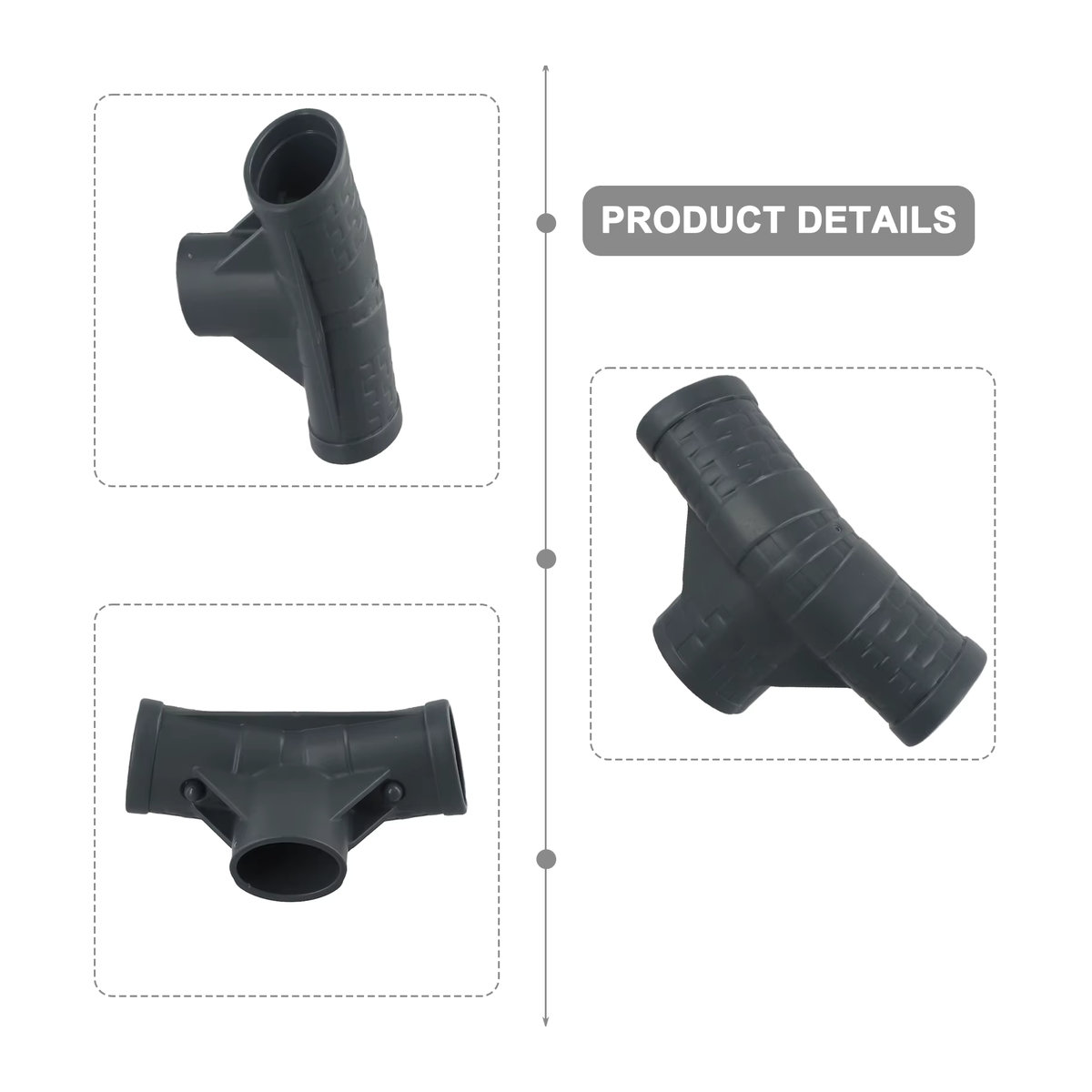 LEENKEA Kunststoff T-Stecker P07082 Zubehör für Coleman 16 Zoll OD Pool mit 42 Zoll oder 48 Zoll Tiefe - Bild 2