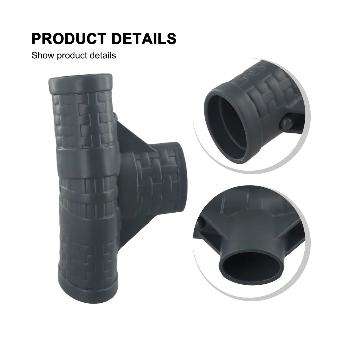 LEENKEA Kunststoff T-Stecker P07082 Zubehör für Coleman 16 Zoll OD Pool mit 42 Zoll oder 48 Zoll Tiefe - Bild 3