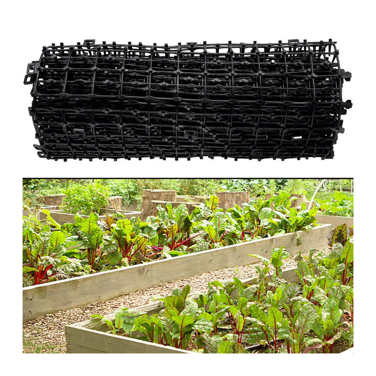 LEENKEA Tierabwehrmatte Schwarz 200 x 30 cm zur Abschreckung von Hunden und Katzen für den Garten - Bild 3