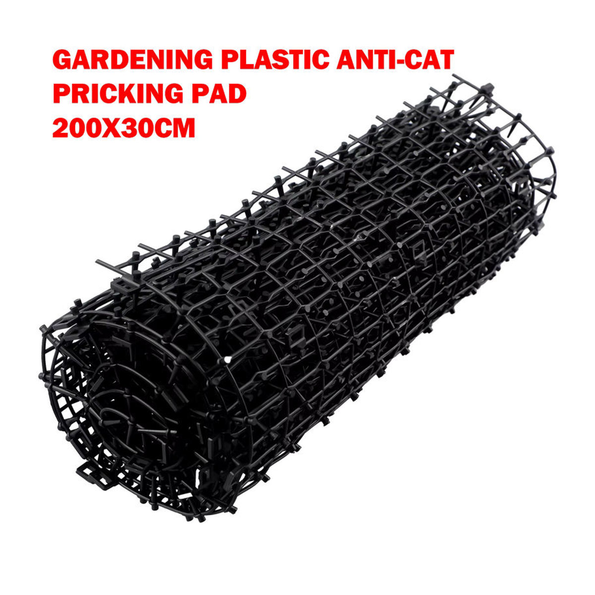LEENKEA Tierabwehrmatte Schwarz 200 x 30 cm zur Abschreckung von Hunden und Katzen für den Garten - Bild 5
