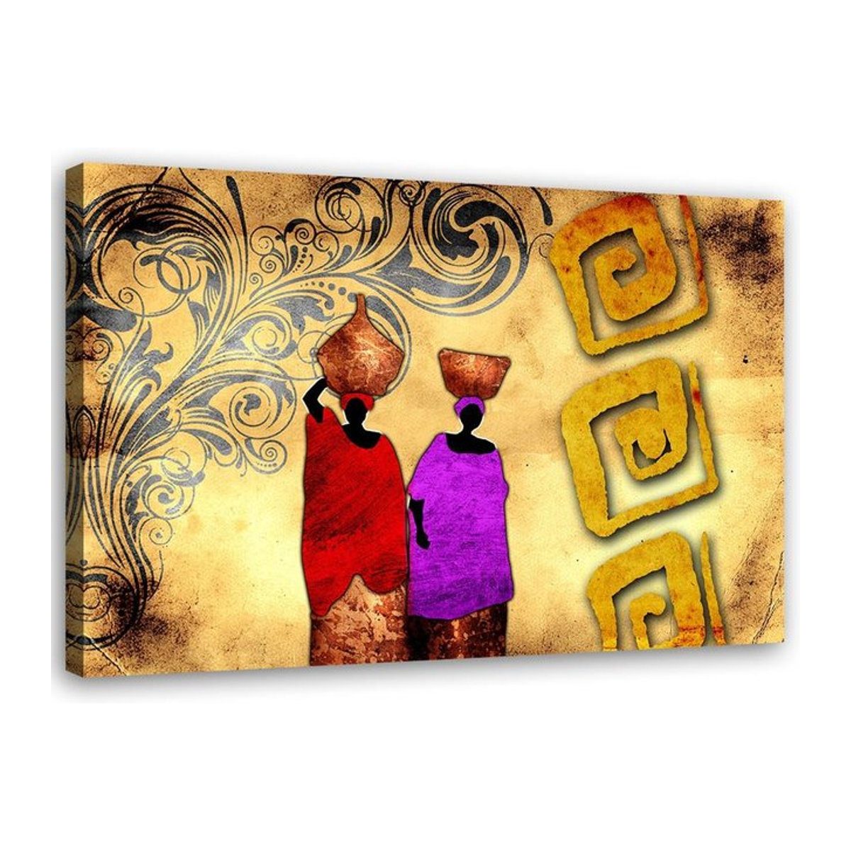 Leinwanddruck Feeby Zwei afrikanische Frauen B: 60 cm, H: 40 cm - Bild 1