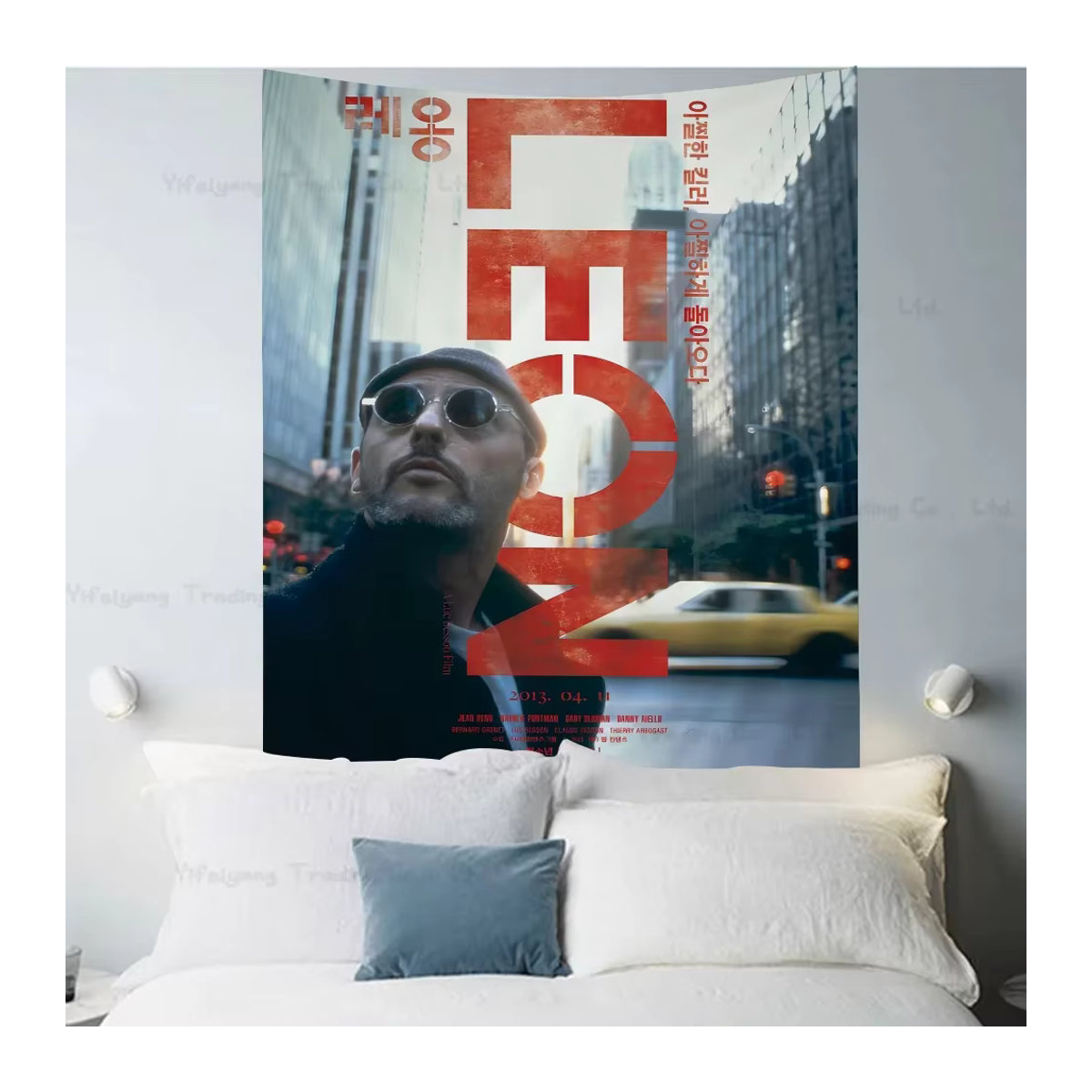 Leon Anime Wandbehang Klassische Textil-Wanddekoration Mehrfarbig B: 70 cm, H: 50 cm - Bild 5