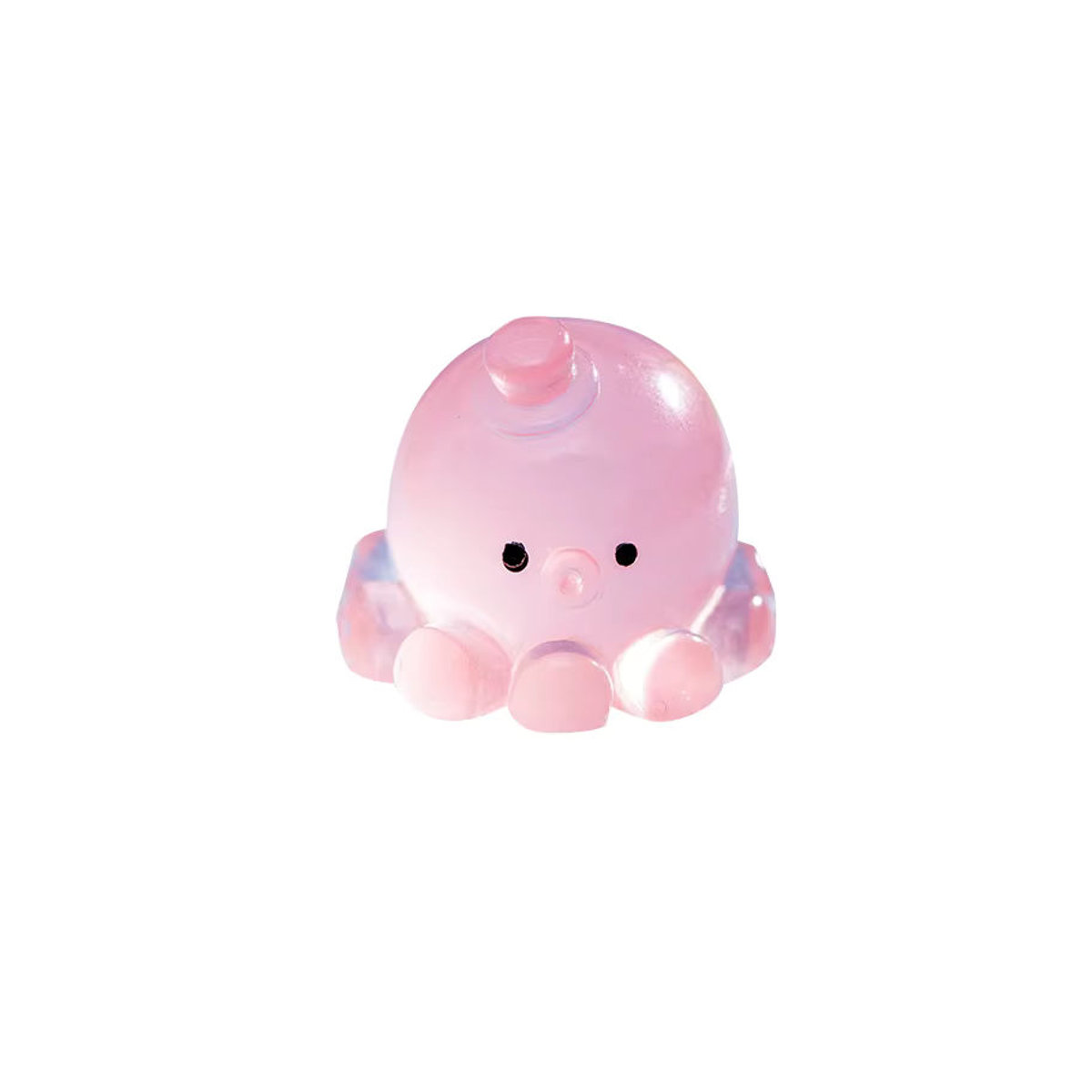 Leuchtende Meeresbewohner Figuren für dein Aquarium und Mikrolandschaften, Set aus Delphin, Krabbe, Oktopus und Meeresschildkröte, mehrfarbig, Kunststoff - Bild 6