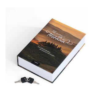 Leuchtturm Buch-Tresor Toscana in Beige und Grün