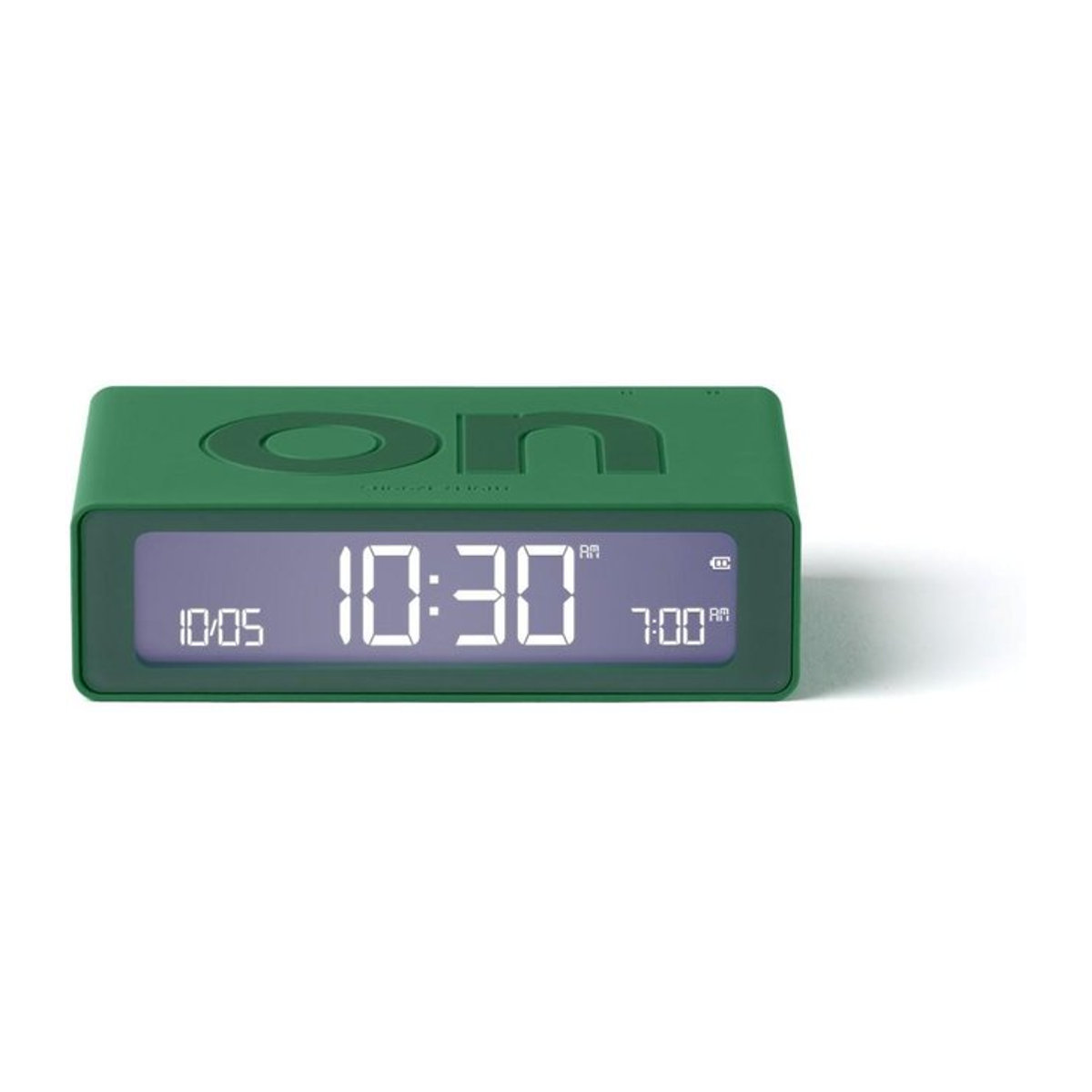 Lexon Flip Mini Digitaler Zweiseitiger Wecker Grün - Bild 1