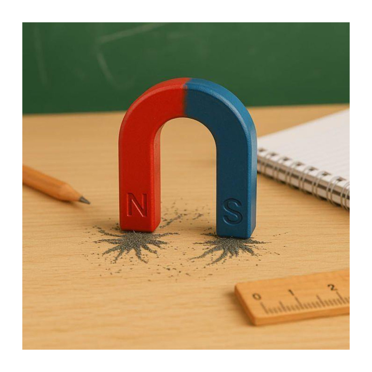 LG-EXPRO U-förmiger Magnet in Rot und Blau, 5 cm, Retro-Design für Spiele oder Dekoration - Bild 2