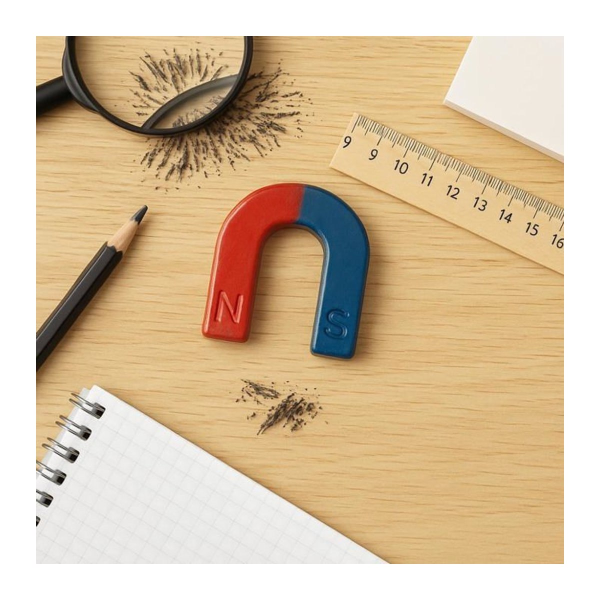 LG-EXPRO U-förmiger Magnet in Rot und Blau, 5 cm, Retro-Design für Spiele oder Dekoration - Bild 3