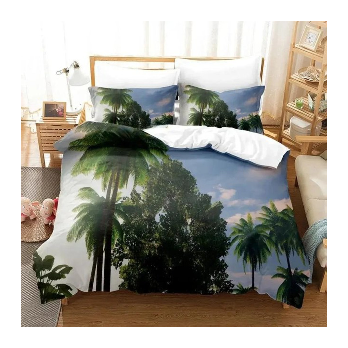 Lifeafter Bettwäsche-Set mit 3D-Anime-Druck für Einzelbetten, 3-teilig, B/H: 135 x 200 cm - Bild 1