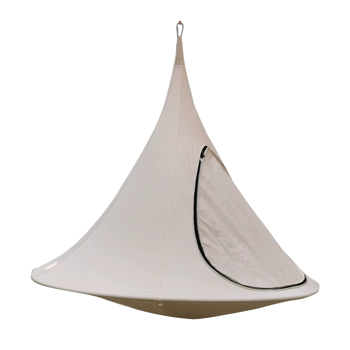 Lighten Up Schmetterling Hängematte Beige wasserdicht mit Reißverschluss und Moskitonetz für Outdoor und Camping 180 cm - Bild 3