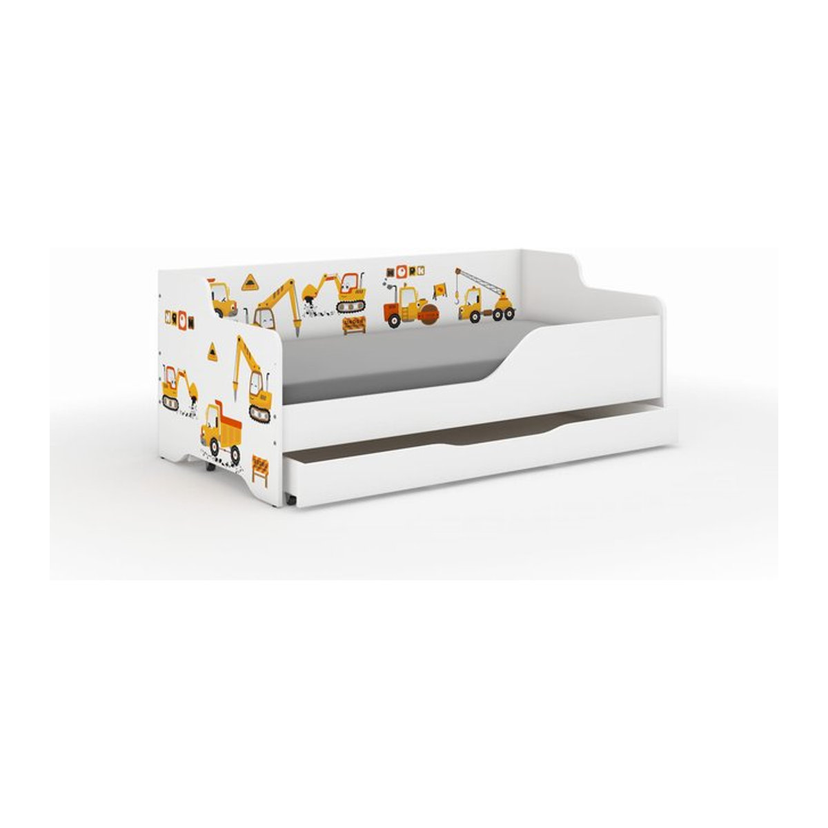 LILU Kinderbett Baustelle Set B/T/H: 160 x 80 x 65 cm - Bild 1