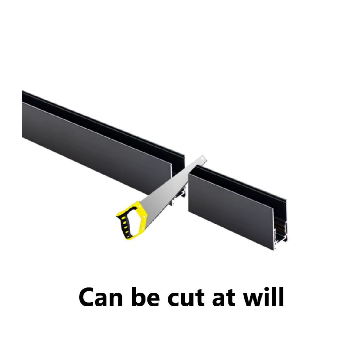 LINBIRD Magnetisches LED-Schienensystem für die Decke, Moderne Flexible Lineare Leuchte in Schwarz, Minimalistisches Design, DC48V - Bild 3