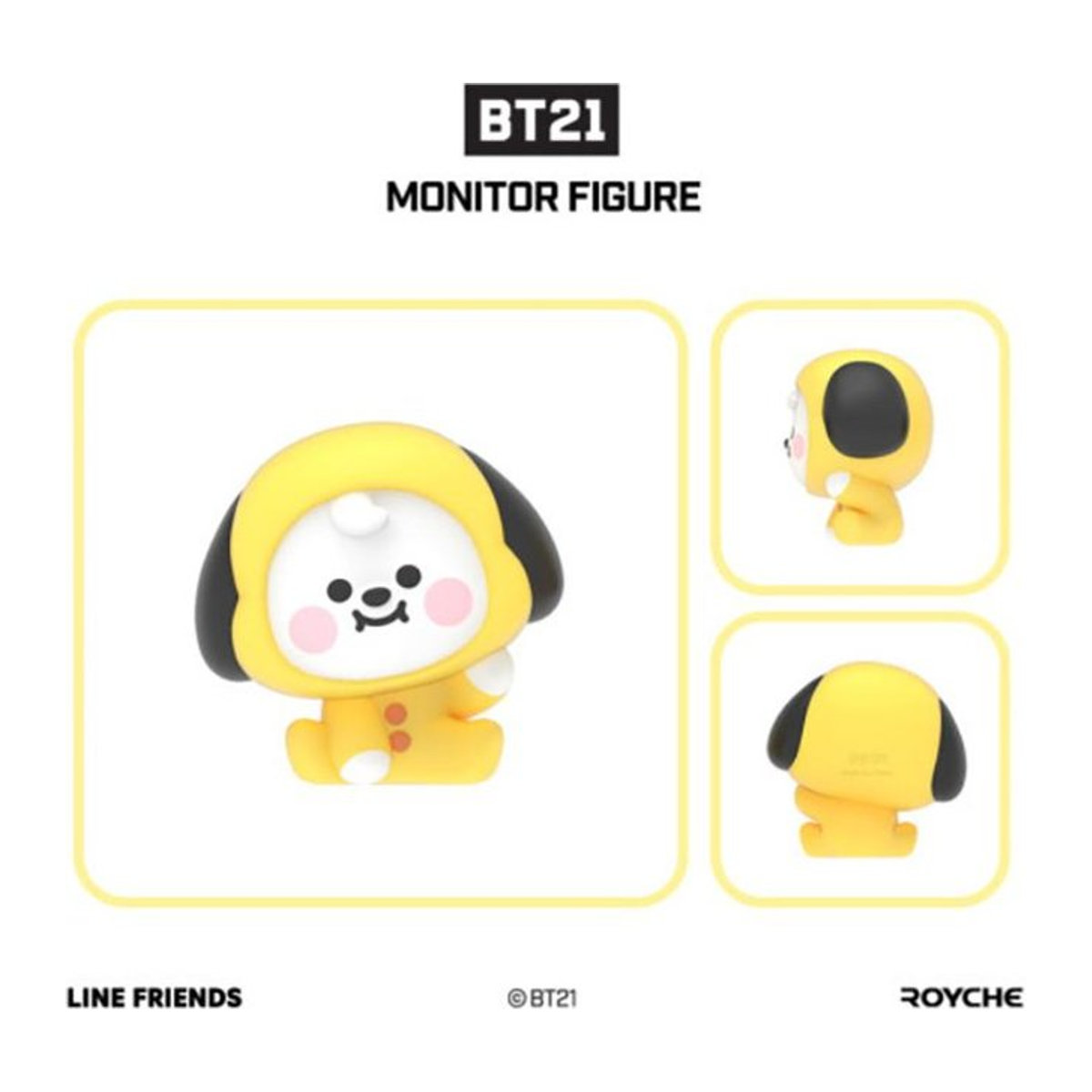 LINEFRIENDS BT21 CHIMMY Baby Ver. Monitor Figur, gelb - Bild 1