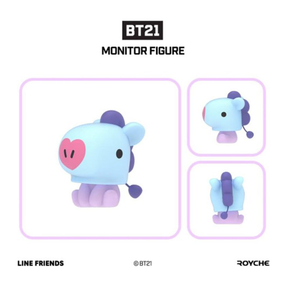 LINEFRIENDS BT21 MANG Baby Ver. Monitor Figur in Blau - Bild 1