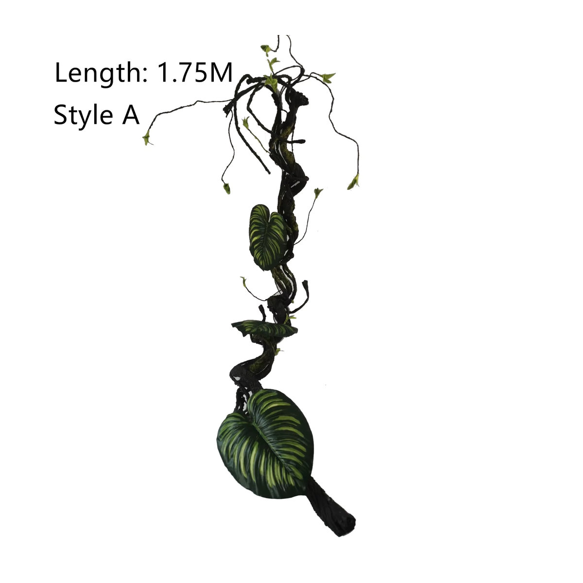 Linhongbin Künstliche Rattanpflanze Grün, 175 cm lange Dekoration mit biegbaren Blättern für Wandgestaltung und DIY-Dekoration - Bild 6