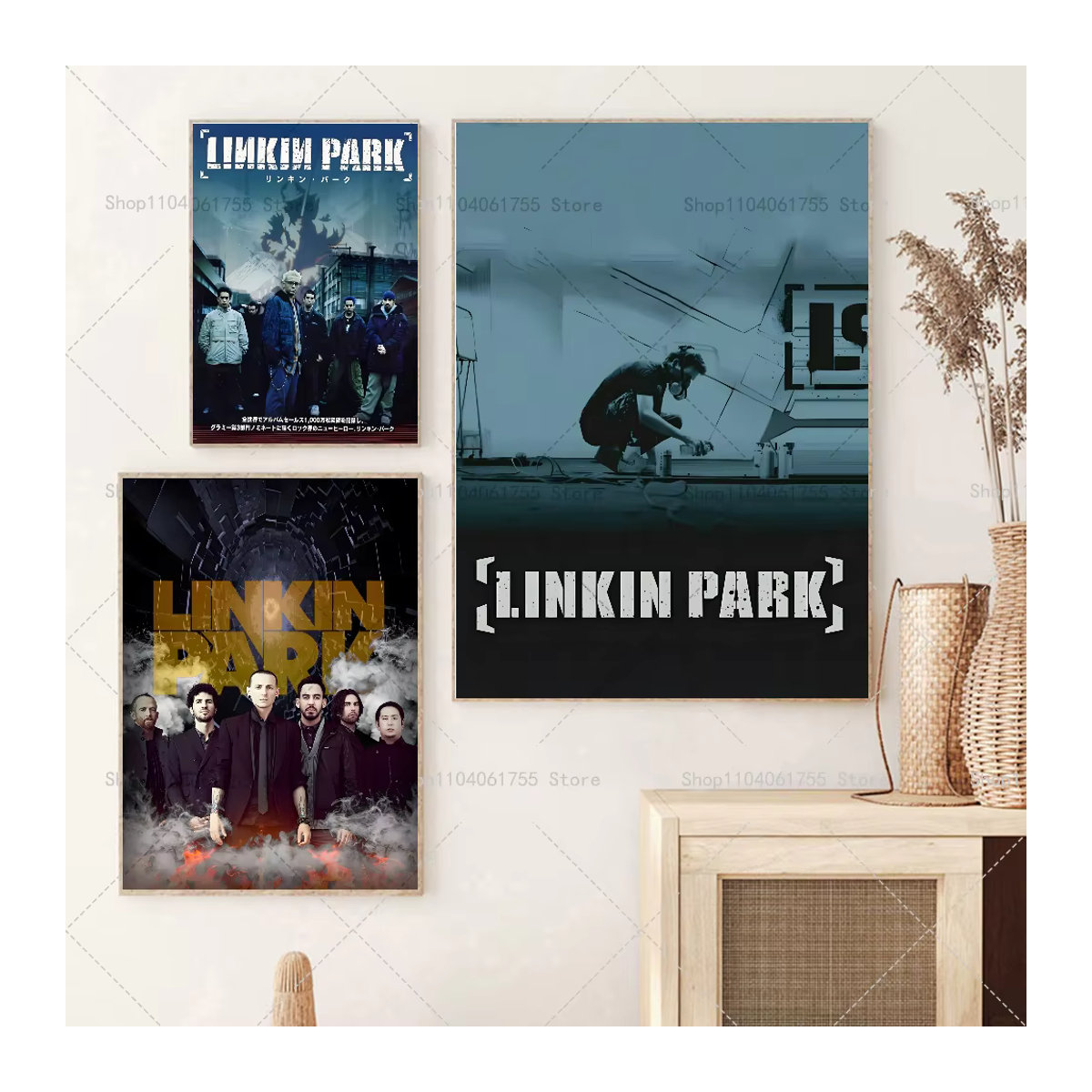 Linkin Park Selbstklebender Wandaufkleber Wasserdichtes Poster für Kaffeehaus und Bar - Bild 2