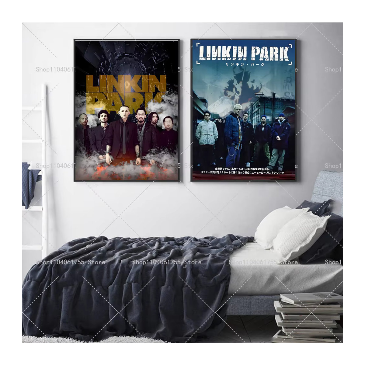 Linkin Park Selbstklebender Wandaufkleber Wasserdichtes Poster für Kaffeehaus und Bar - Bild 3
