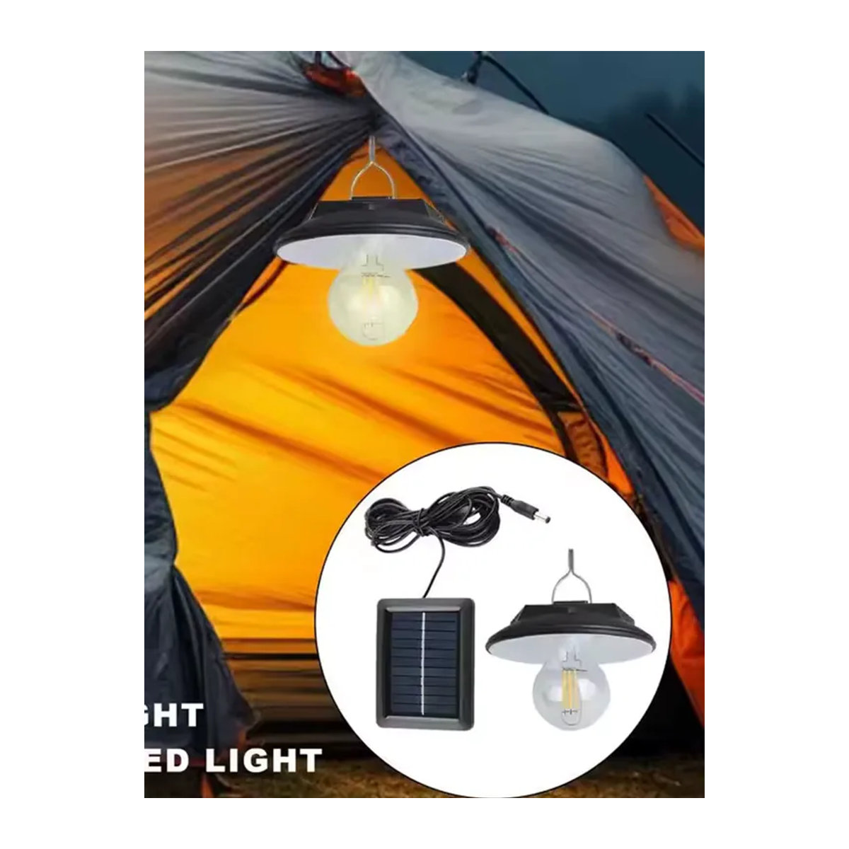 LINYILIGHT Solar-Laterne im Retro-Landhaus-Stil mit LED, Schwarz, Wasserdicht mit 4 Beleuchtungsmodi und Bewegungssensor für Garten und Außenbereich - Bild 5