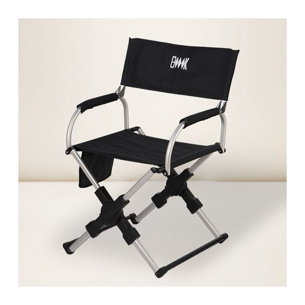 LISM Nordic Klappstuhl aus Metall in Schwarz im modernen minimalistischen Design - Bild 1