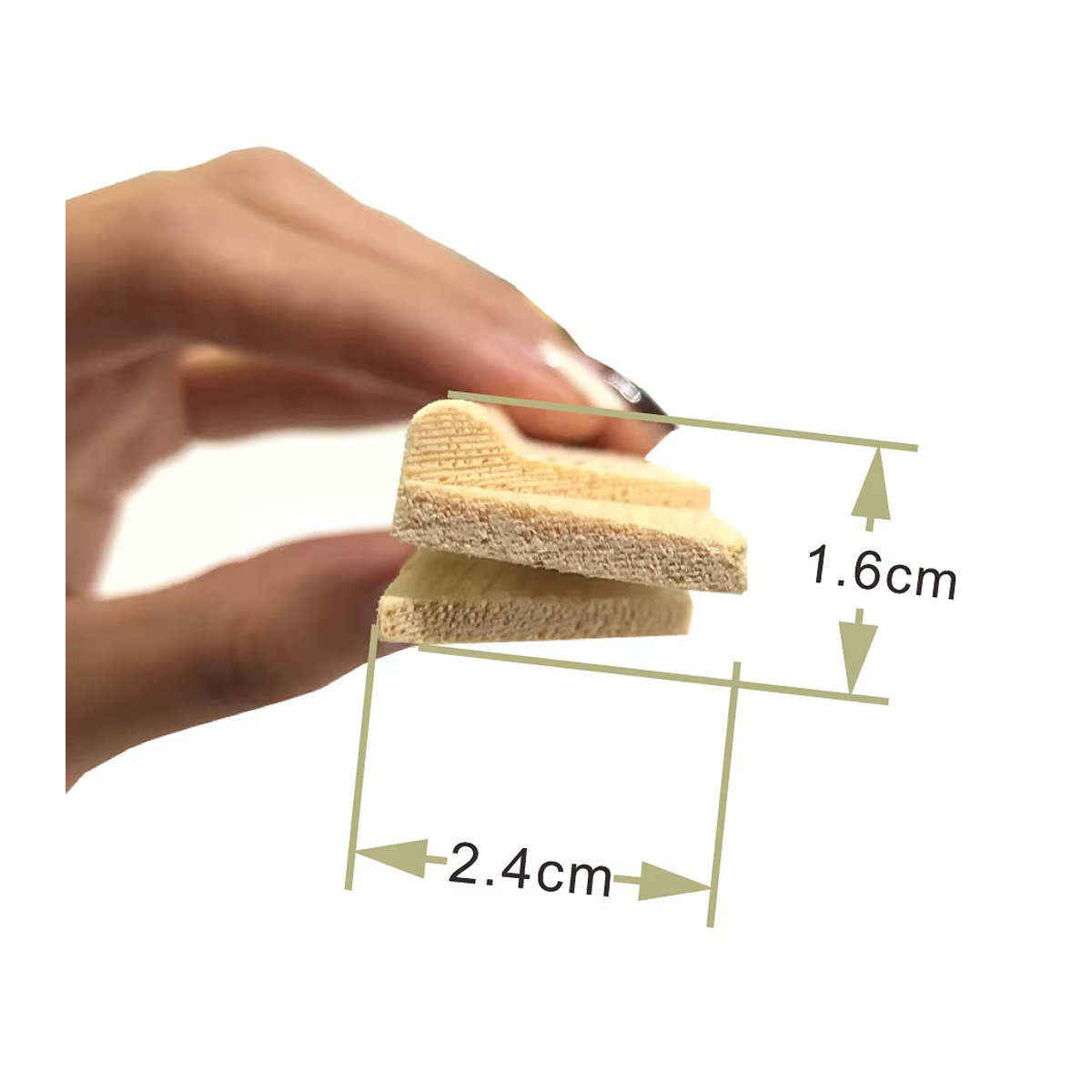 Little PP Holzrahmen für Leinwand und Diamantmalerei, beige, rechteckig, hängend - Bild 2
