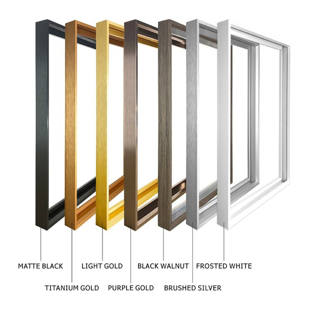 Little PP Leinwand-Bild mit Aluminium-Außenrahmen in Weiß und Mehrfarbig, Rechteckiges Wandkunst-Poster für Ölgemälde und Heimdekoration, B/H: 40 x 50 cm - Bild 1