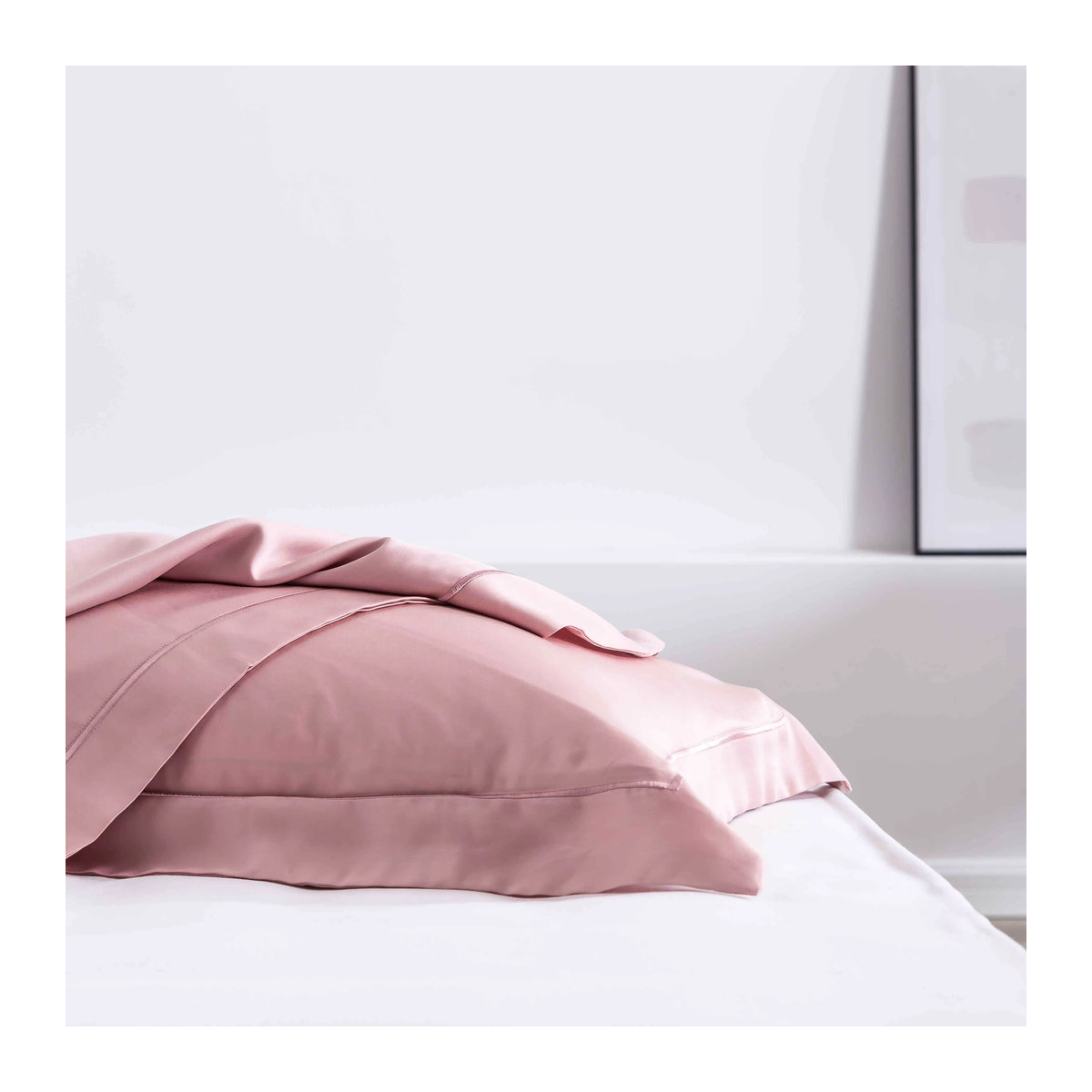 Liv-Esthete Bettwäsche Set aus 100% Naturseide in Rosa inklusive Kissenbezug und Bettdecke - Bild 2