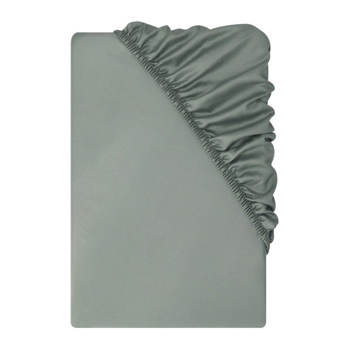 LIVARNO Satin-Spannbettlaken Grau, B/T: 180-200 x 200 cm - Bild 1