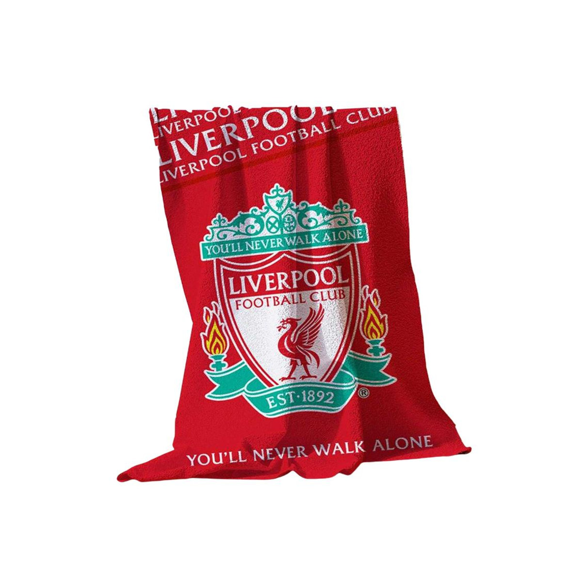 Liverpool FC Handtuch mit Wappen in Rot, One Size - Bild 3