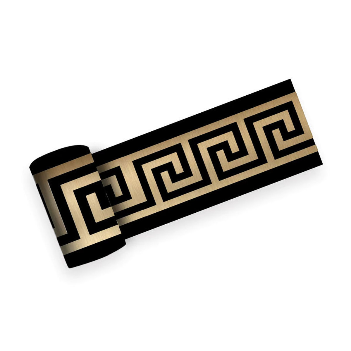 Liwo Selbstklebender Wandborder aus PVC mit geometrischem Art Déco Muster, wasserdicht, mehrfarbig, B: 10 cm, L: 200 cm - Bild 2