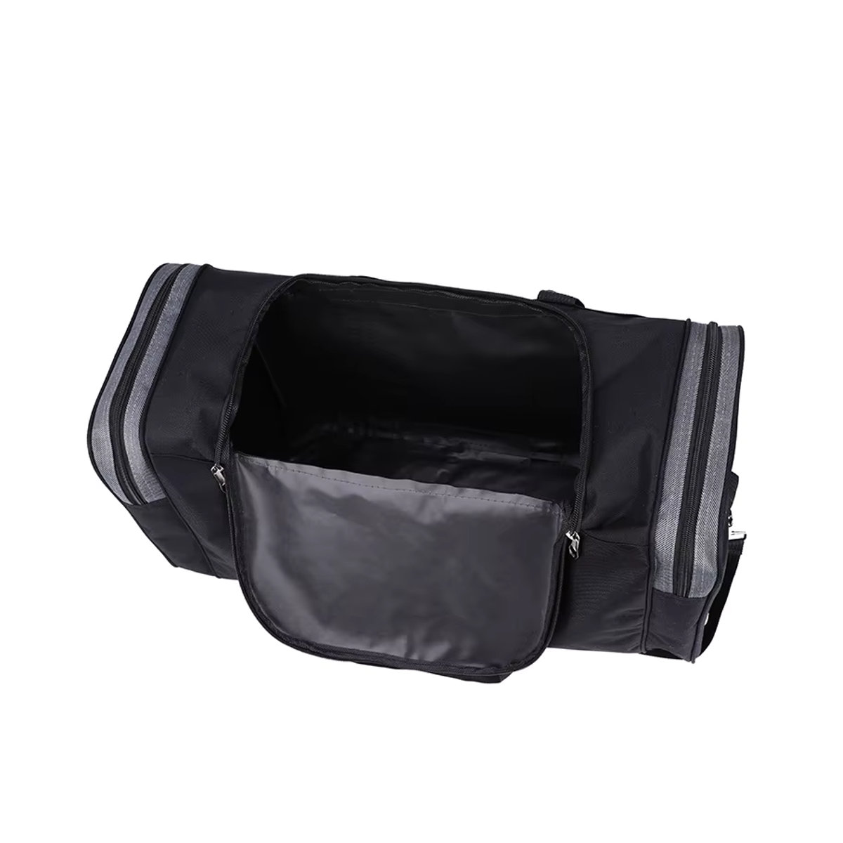 LKEEP Reisetasche als große Tragetasche für Outdoor und Wochenendtrips in Schwarz - Bild 5