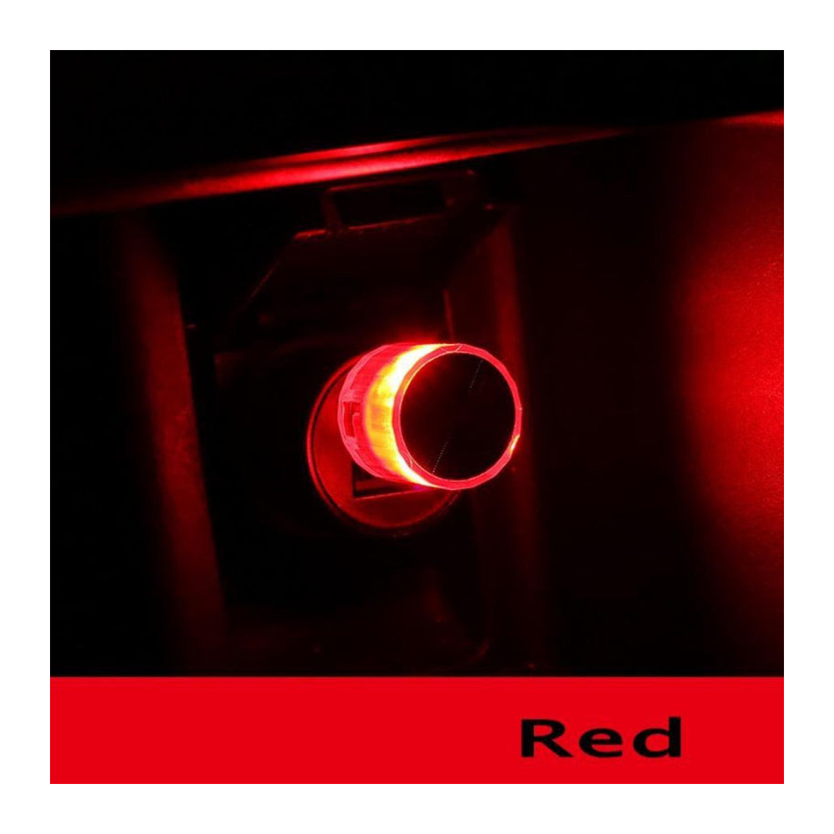 Lminmin Mini Auto USB LED Atmosphäre Licht in Weiß für modernes Ambiente - Bild 2