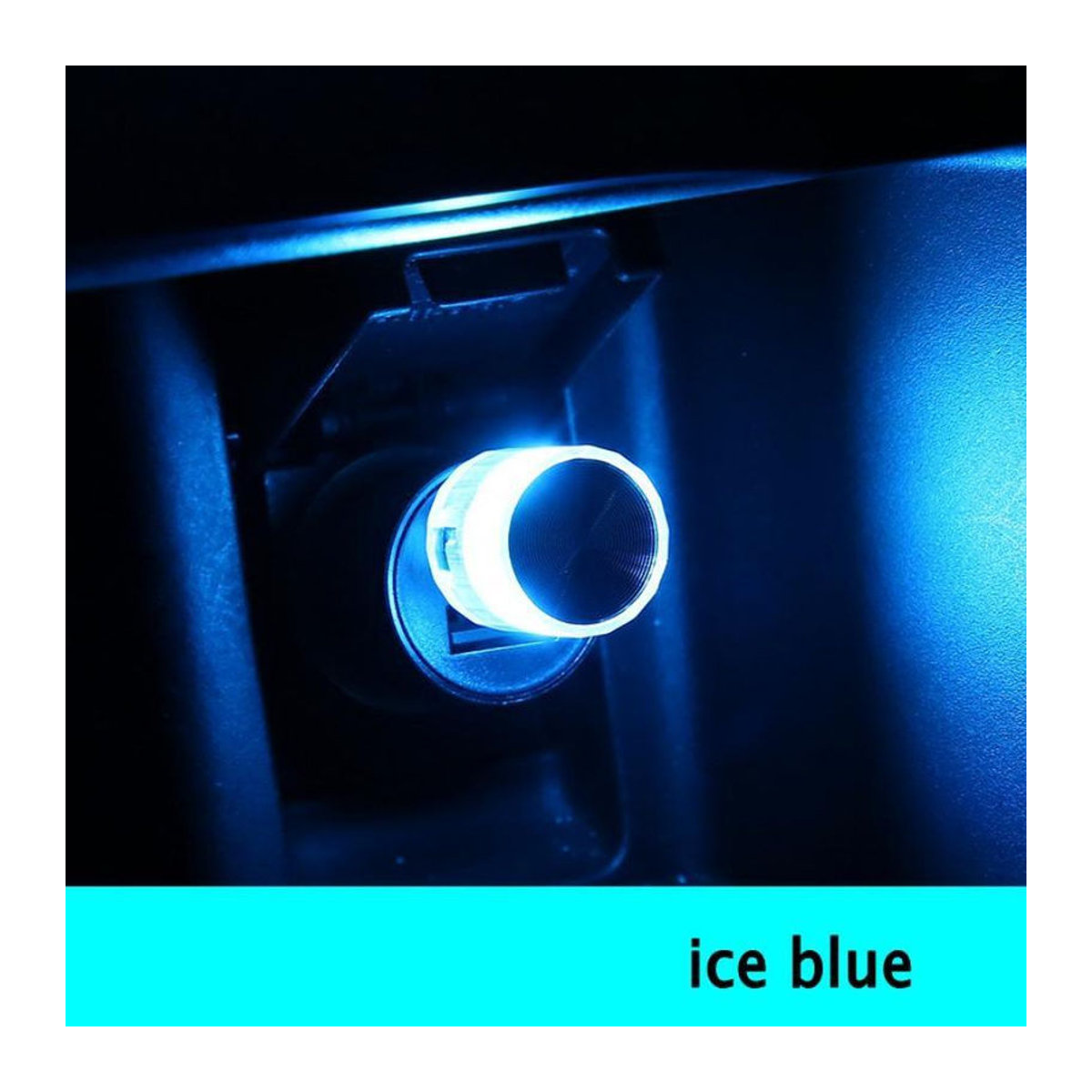 Lminmin Mini Auto USB LED Atmosphäre Licht in Weiß für modernes Ambiente - Bild 3