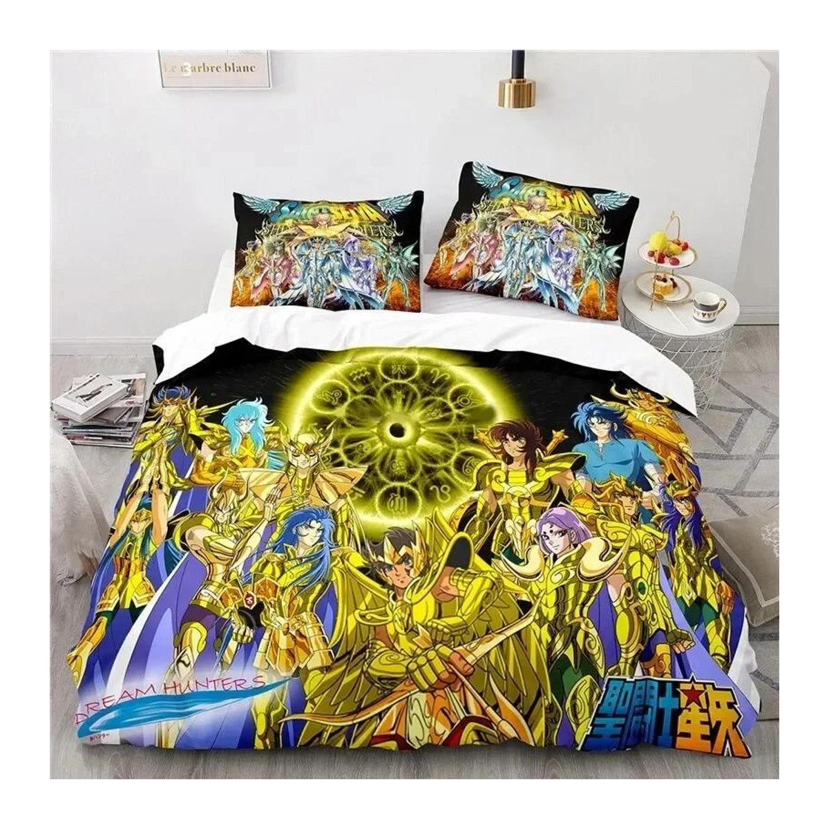 Lodestar Anime Saint Seiya Bettwäsche-Set Multicolor, 2-teilig, Breite: 133 cm, Höhe: 70 cm - Bild 1