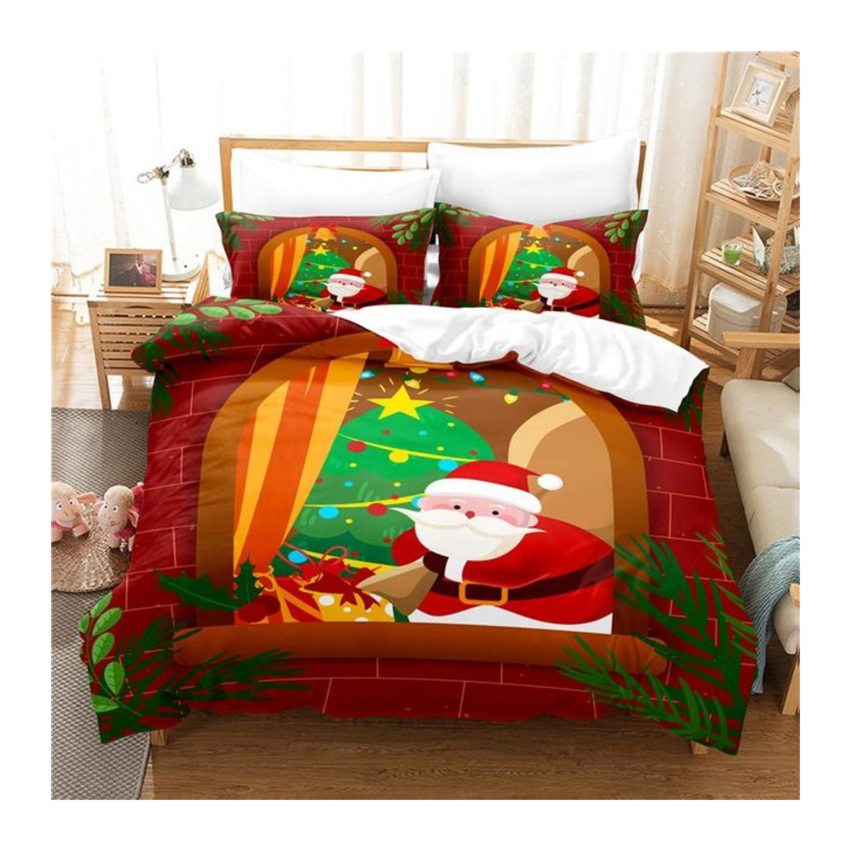 Lodestar Bettwäsche Set mit 3D Digitaldruck und Reißverschluss, Multicolor, B/H: 135 x 200 cm - Bild 1