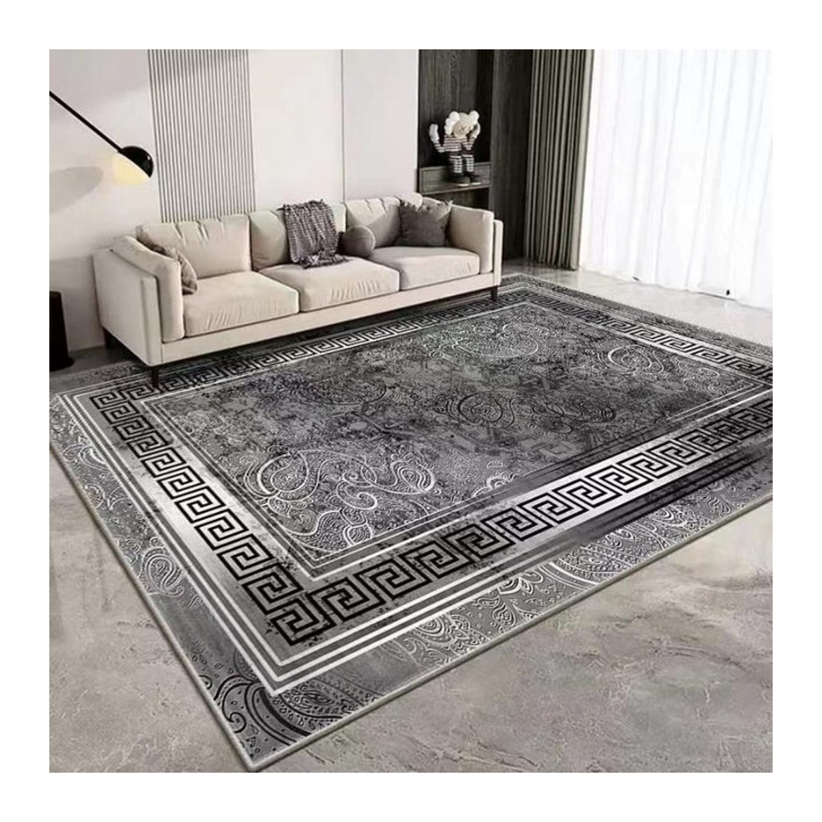 Lodestar Druckteppich mit europäischem Design für Wohnzimmer und Schlafzimmer, rutschfest und verschleißfest, B/T: 60 x 40 cm - Bild 1