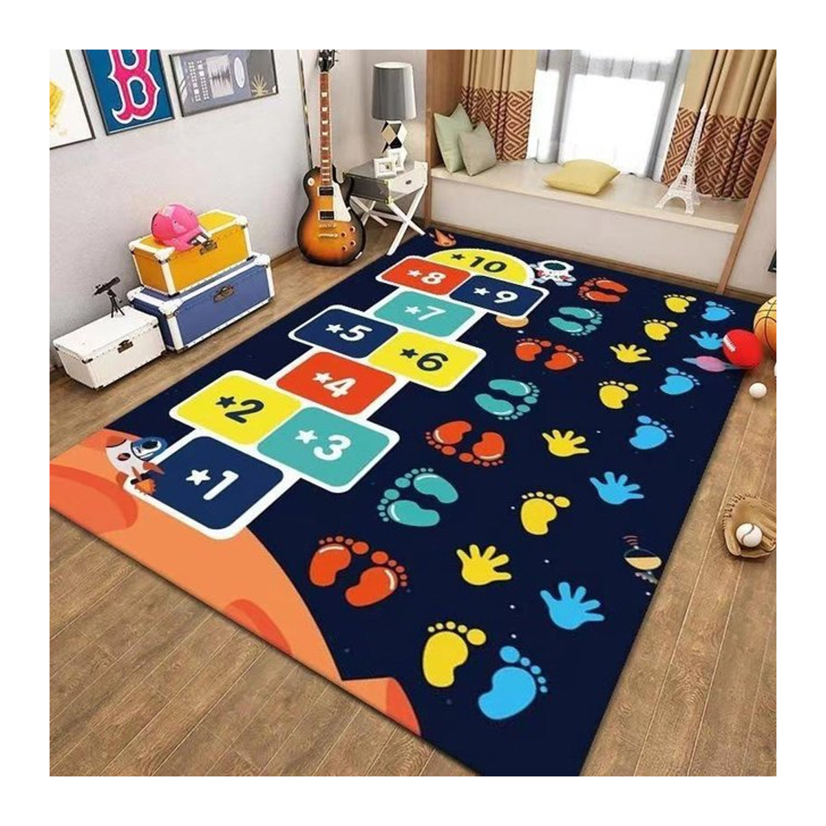Lodestar Kinderzimmer Teppich Spielteppich Multicolor B/T: 60 x 40 cm - Bild 1