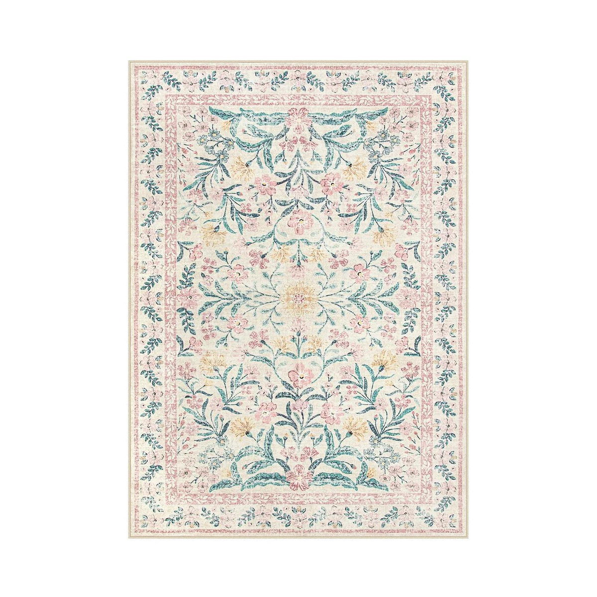 Lodestar Teppich Moderner Pariser Garten Floral Grün B/T: 120 x 80 cm - Bild 1