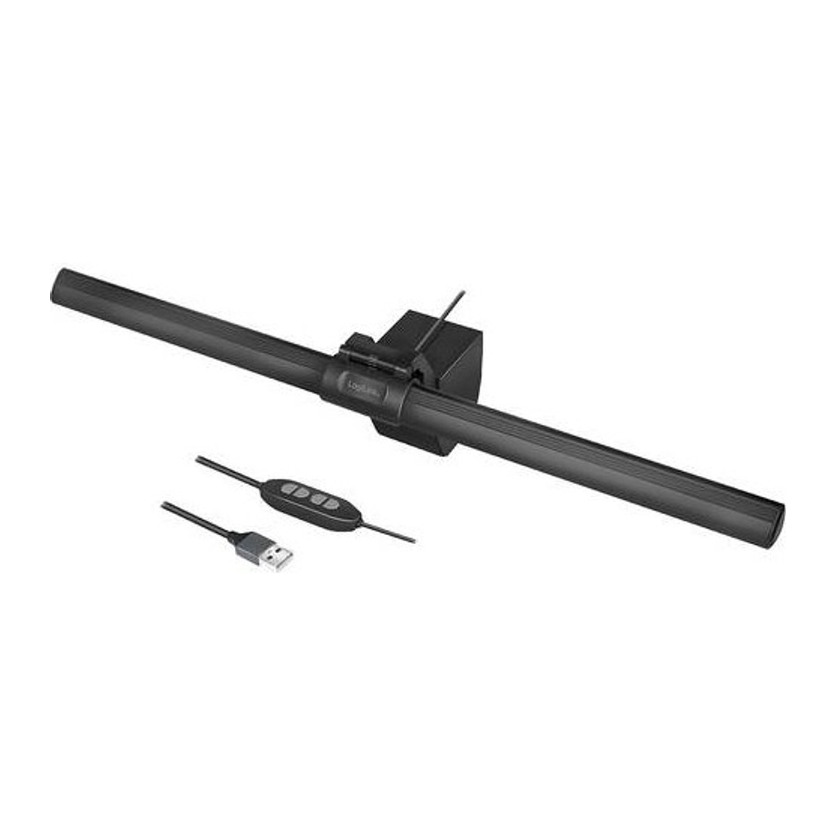 LogiLink LED-Arbeitslampe UA0372 USB-Lichtleiste in Schwarz mit 3 Farbtemperaturen und Dimmer - Bild 1