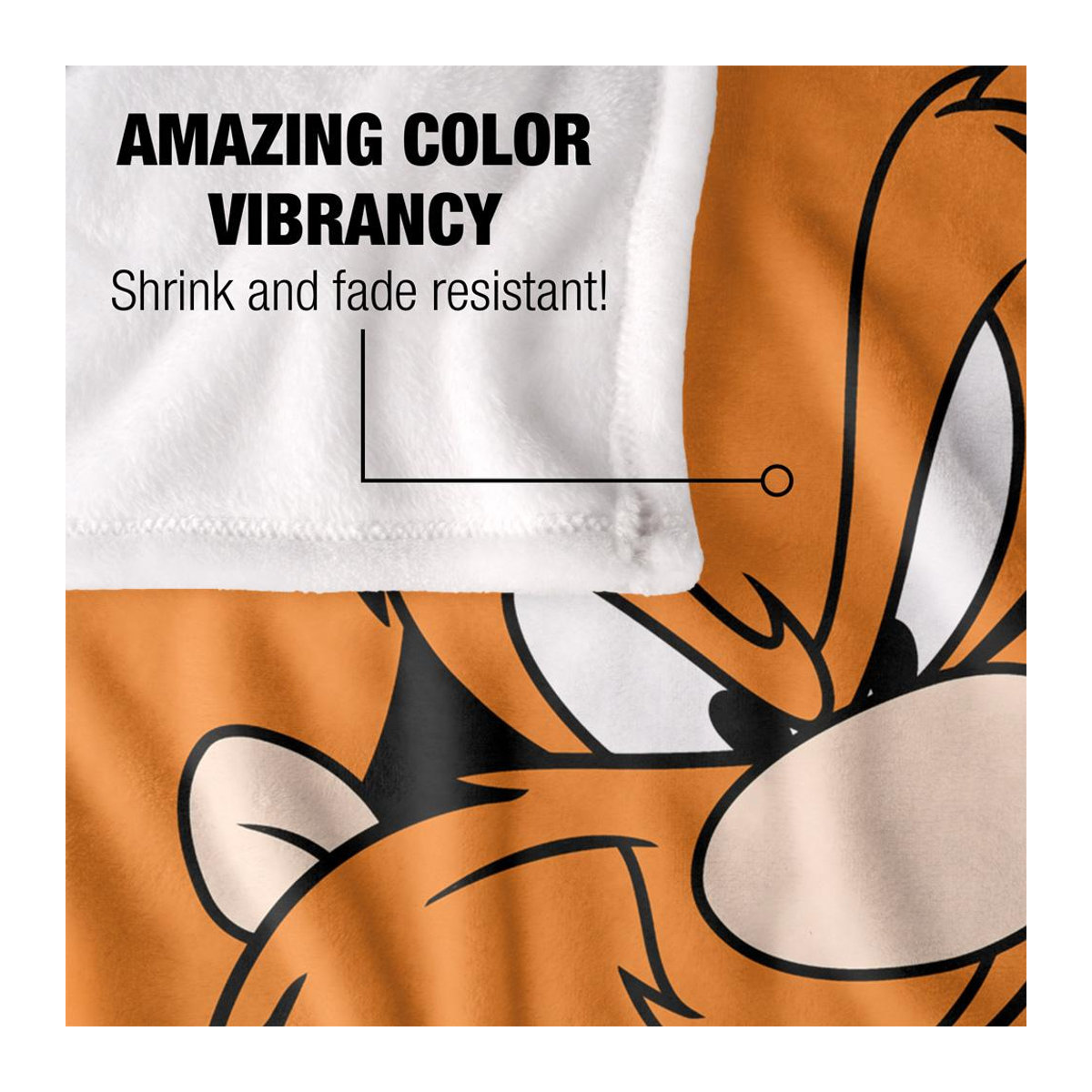 Looney Tunes Yosemite Sam Decke in Schwarz, One Size - Bild 3