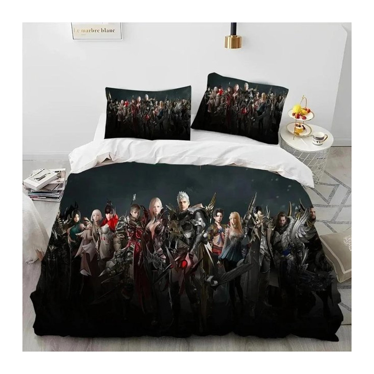 Lost ARK 3D Gamer Bettwäscheset mit Kissenbezug und Reißverschluss, Multicolor, B/H: 135 x 200 cm - Bild 1