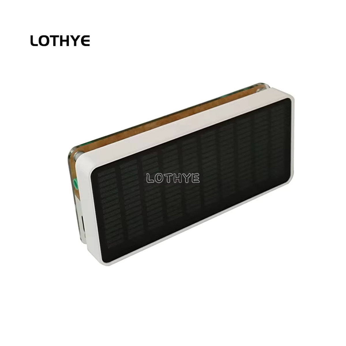 LOTHYE Multimode LED Musik Spektrum Anzeige mit Sprachaktivierung und Type-C Anschluss, Rhythmische Atmosphäre Lichtpegel Anzeige Vu-Meter in Weiß und Grün - Bild 4