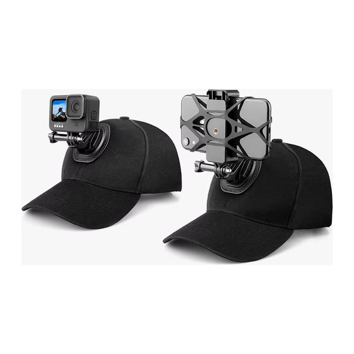 Lousxy Verstellbare Canvas-Sonnenhutkappe für GoPro Hero 12 11 10 9 8 7 6 5 Insta360 X3 Yi 4K und DJI OSMO Actionkameras - Bild 1