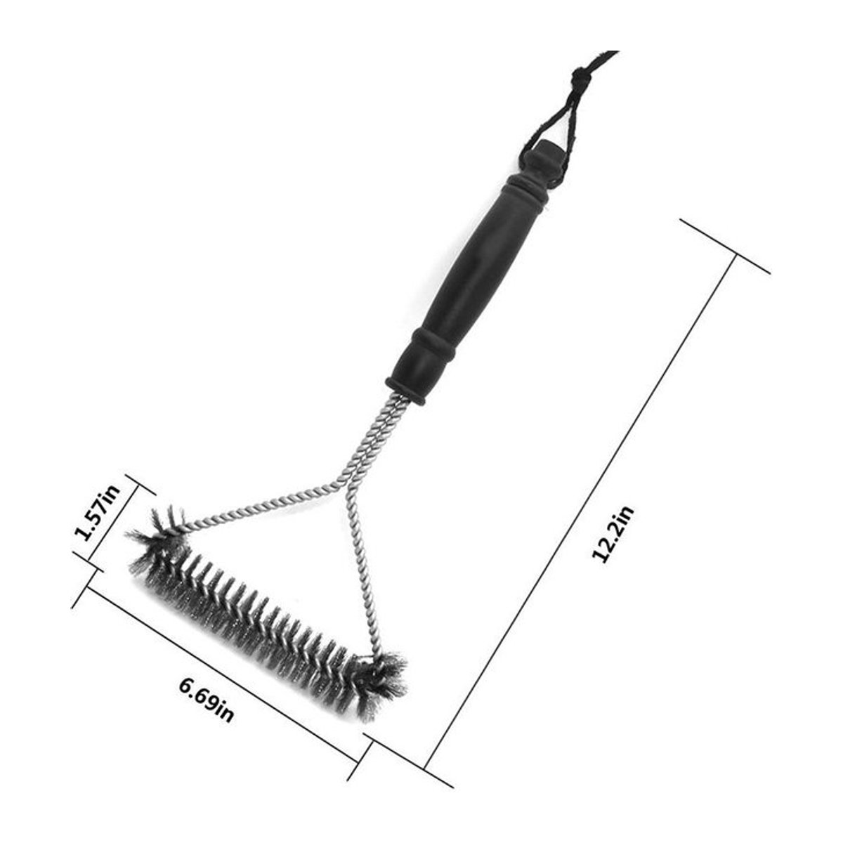 Love Home Garden Grillbürste aus Edelstahl mit Antihaft-Borsten für die Grillreinigung - Bild 1