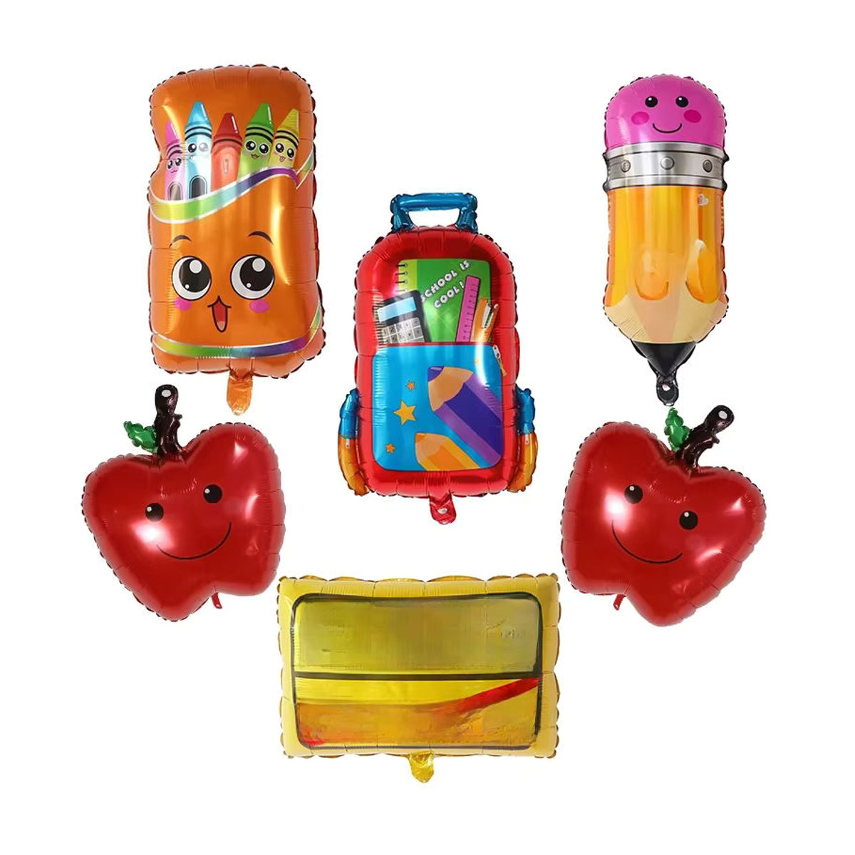 LQVYI Zurück zur Schule Luftballons Set für Kindergarten und Geburtstag, mehrfarbig - Bild 7