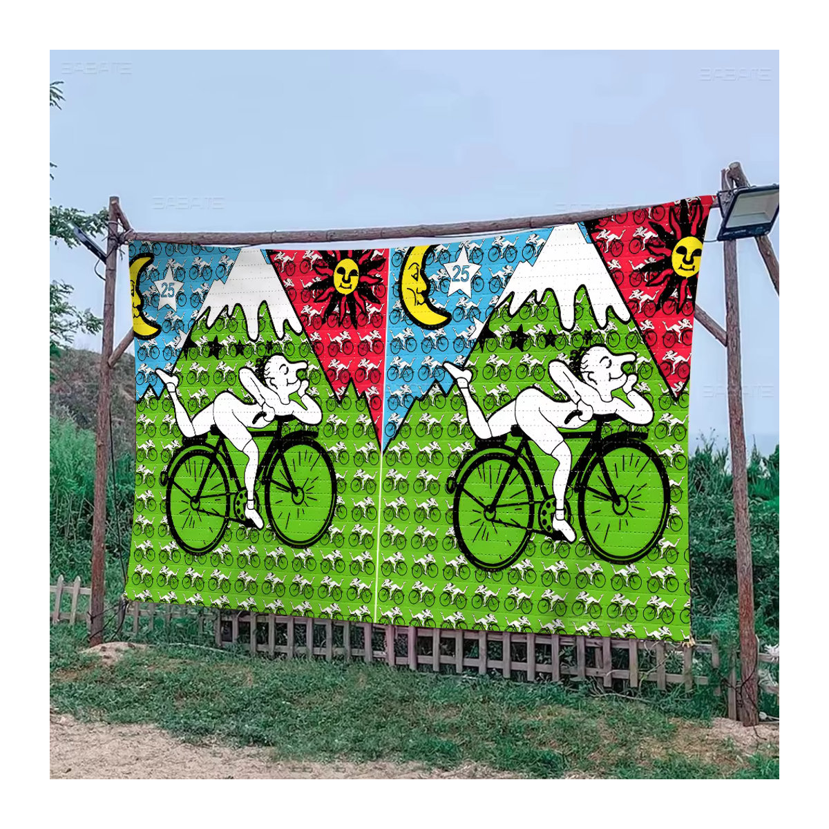 LSD 1943 Albert Hofmann Banner Multicolor für Outdoor und Camping Dekorationen - Bild 4