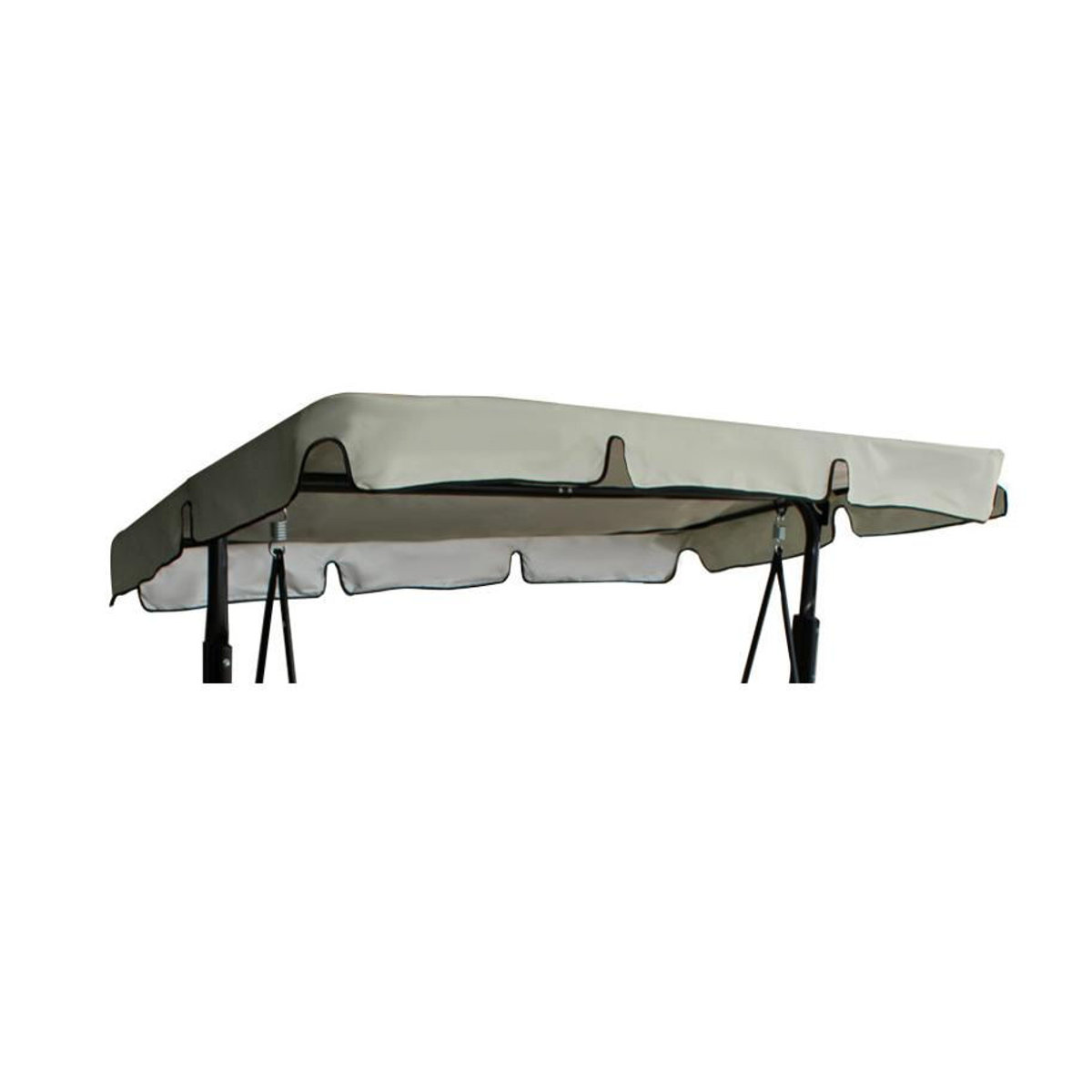 Lucky Pig Lotusblatt Regenschutz Grau B/T/H: 164 x 114 x 15 cm - Bild 1