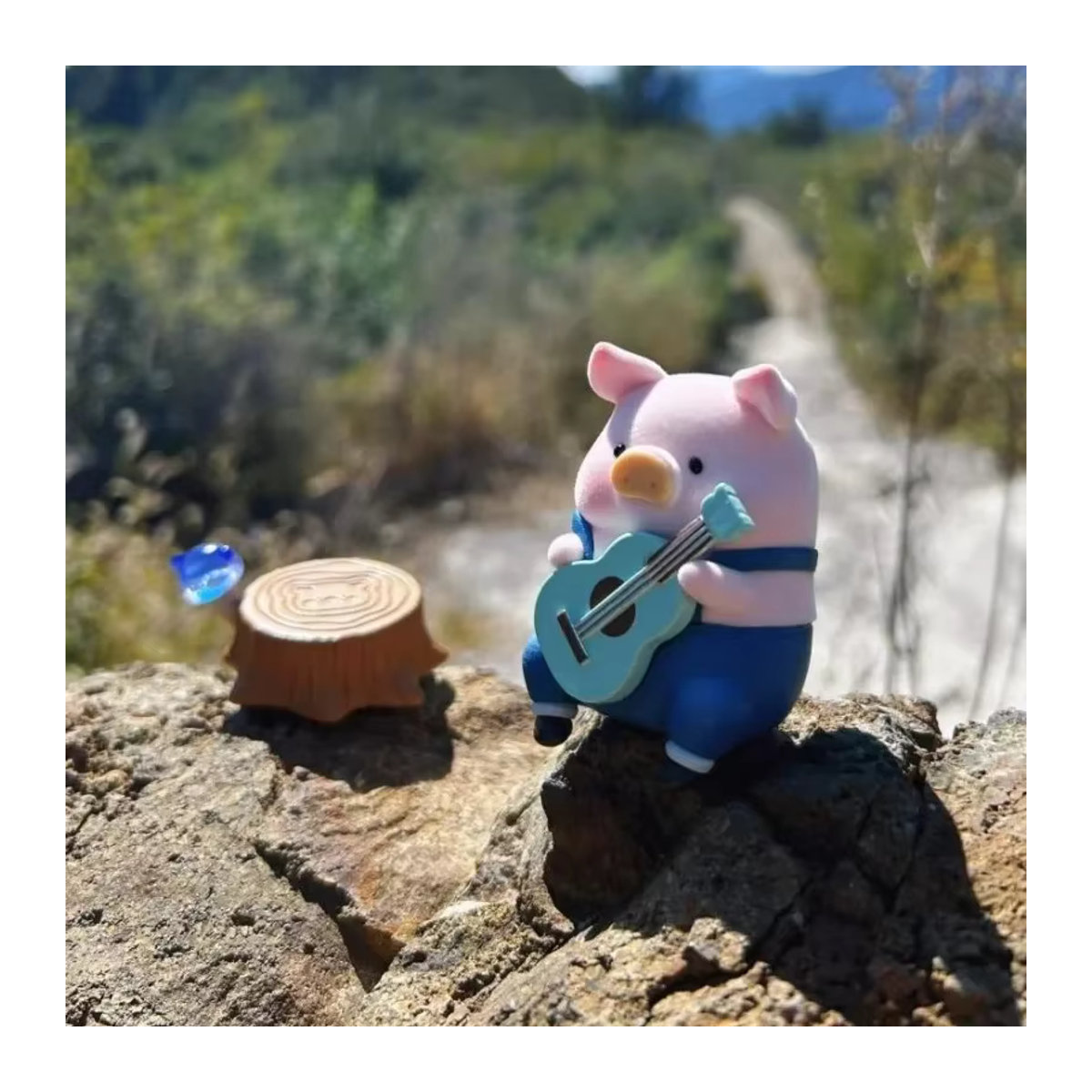 LuLu The Piggy Farm Series Blind Box Mystery Box mit einer rosa Actionfigur Mushroom aus Kunststoff - Bild 3