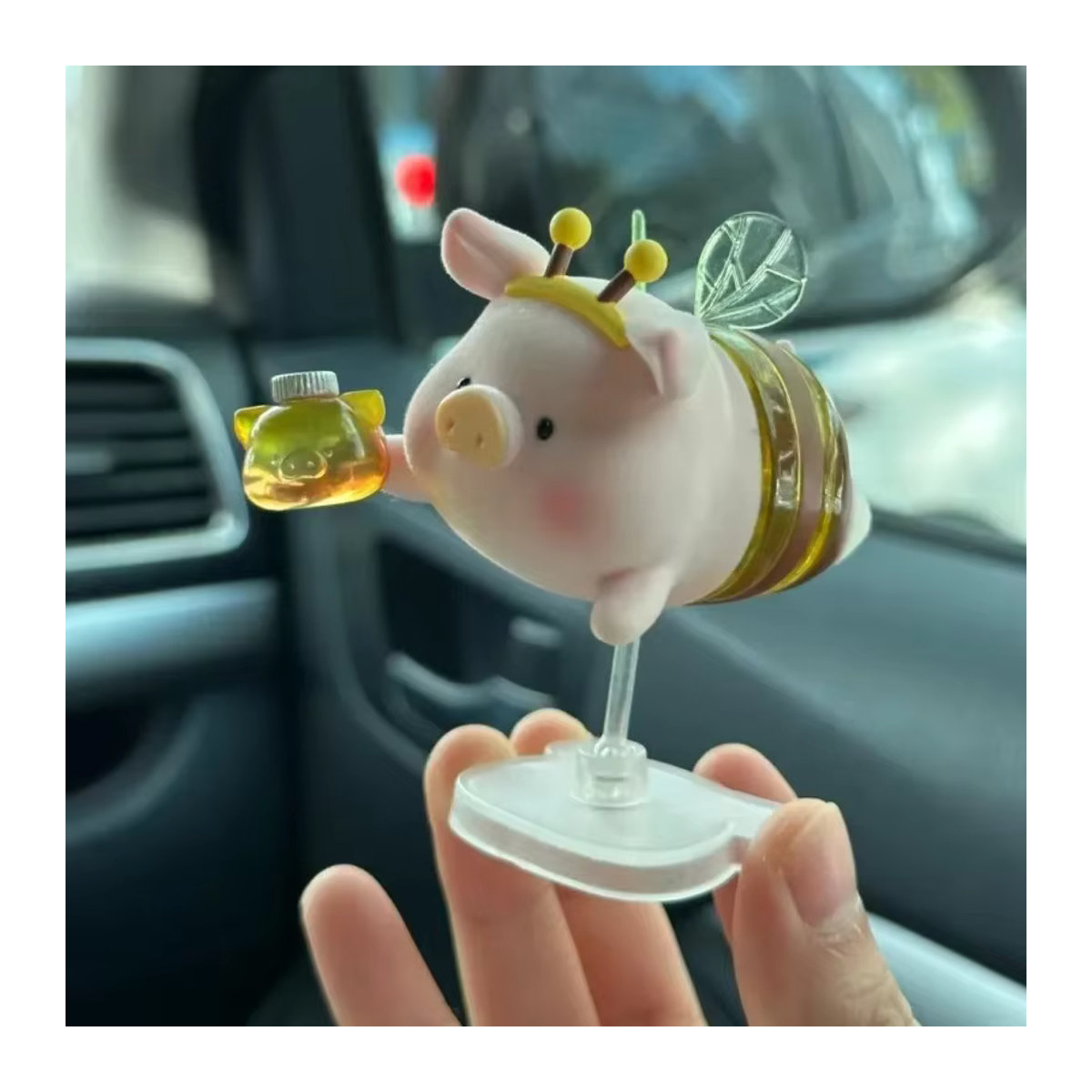 LuLu The Piggy Farm Series Blind Box Mystery Box mit einer rosa Actionfigur Mushroom aus Kunststoff - Bild 4