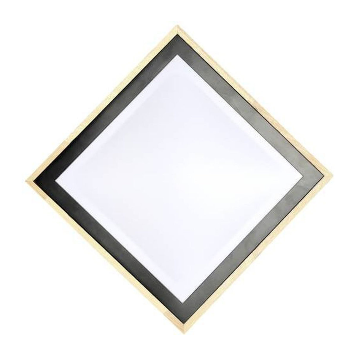 Lutec Solstar LED-Deckenleuchte in Holzdesign, Schwarz, Weiß oder Natur, B/H: 28,5 x 28,5 cm - Bild 1