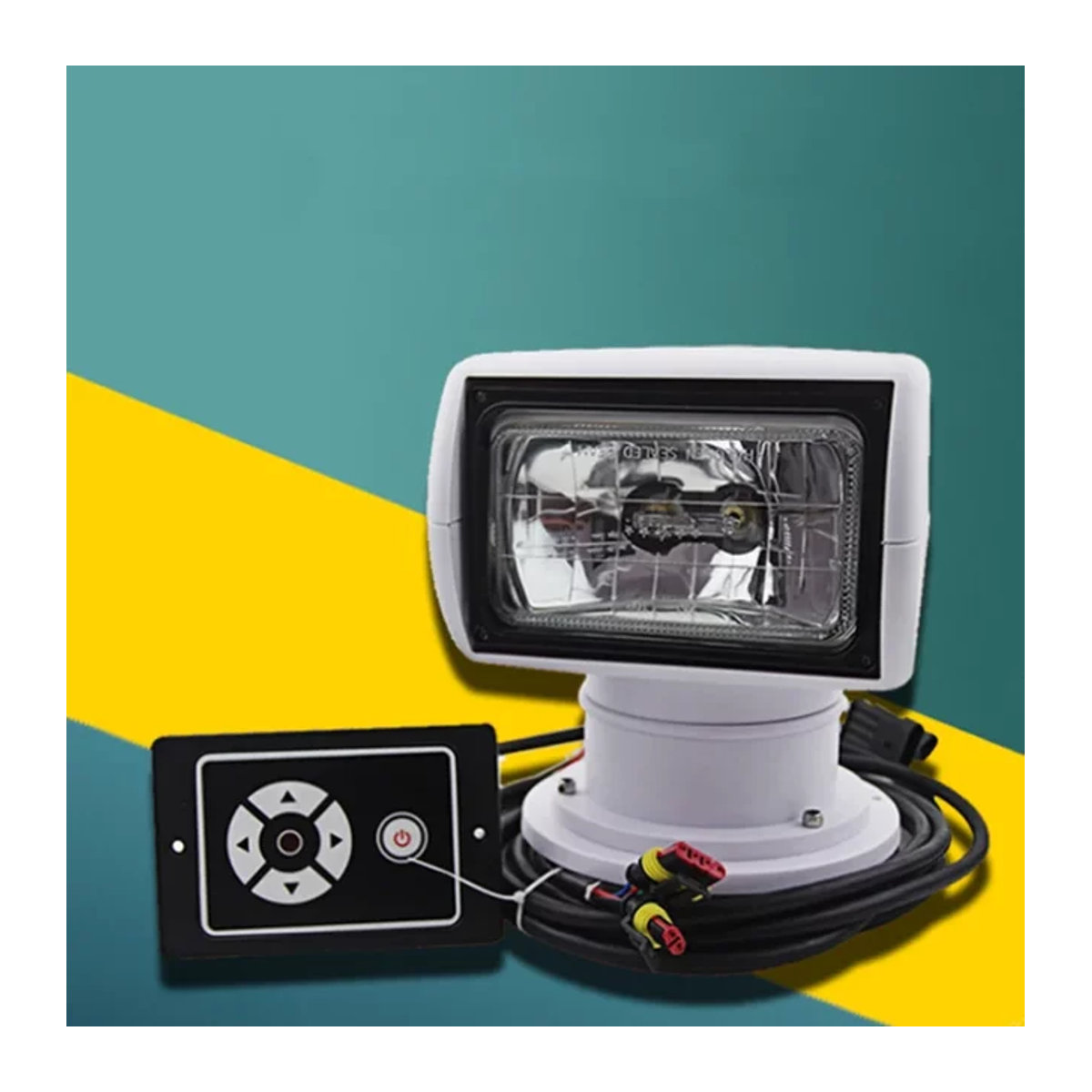 Luya Marine Suchscheinwerfer mit 360-Grad-Fernbedienung und Xenon-Technik für Yacht und Schnellboot, 12V/24V - Bild 1